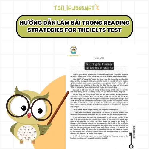 Hướng dẫn làm bài trong Reading Strategies For the IELTS Test