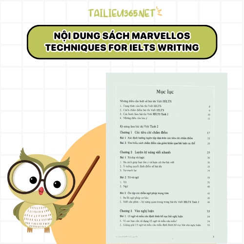 Nội dung sách Marvellous Techniques for IELTS Writing