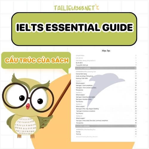 Cấu trúc của sách IELTS Essential Guide
