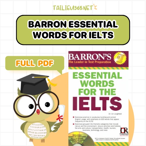 Sách IELTS cho người mới bắt đầu - Barron Essential Words For IELTS