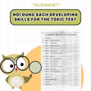 Developing Skills For The TOEIC Test PDF và Audio bản đẹp