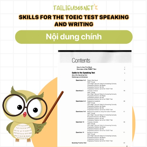 Nội dung chính của Skills For The TOEIC Test Speaking And Writing