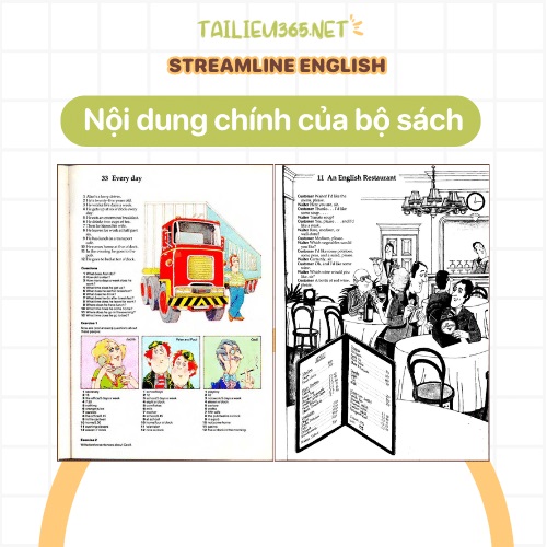 Nội dung chính của bộ sách Streamline English