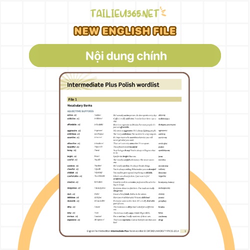 Review nội dung sách New English File