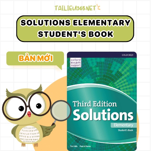 Solutions Elementary student's book